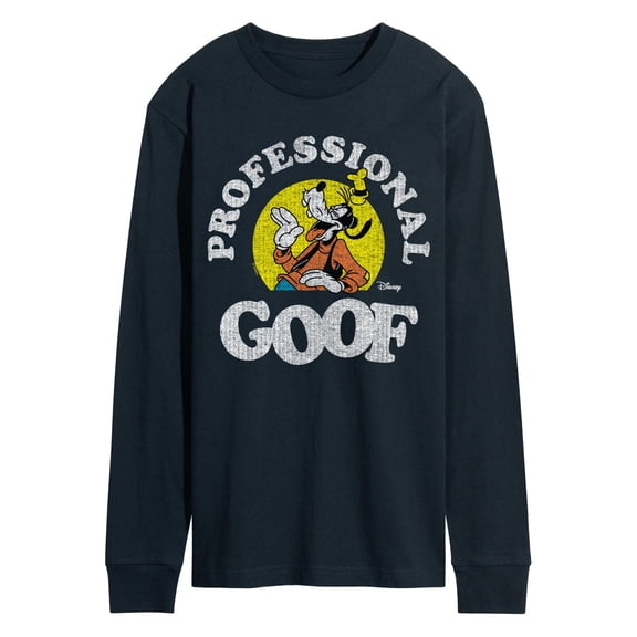 Disney - Professional Goof - Men's Long Sleeve Graphic T-Shirt