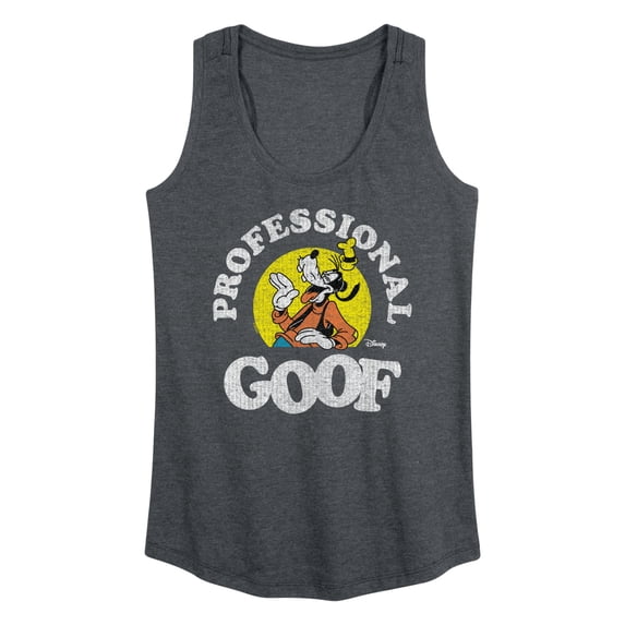 Disney - Professional Goof Women's Graphic Racerback Tank