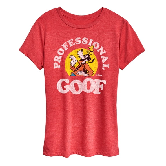 Disney - Professional Goof Women's Short Sleeve Graphic T-Shirt