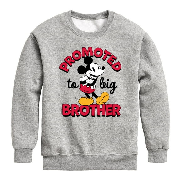 Disney - Promoted Big Brother - Youth Crewneck Fleece Sweatshirt
