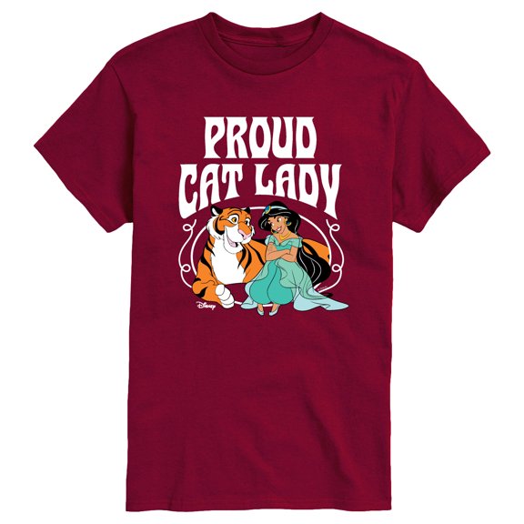 Disney - Proud Cat Lady Jasmine - Men's Short Sleeve Graphic T-Shirt