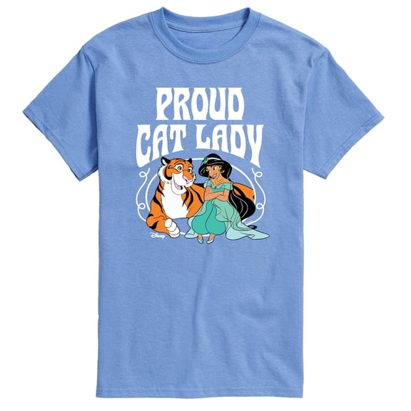 Disney - Proud Cat Lady Jasmine - Men's Short Sleeve Graphic T-Shirt