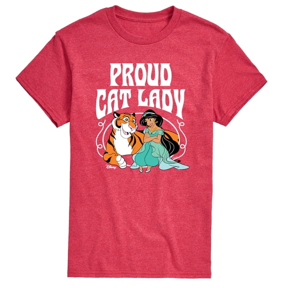 Disney - Proud Cat Lady Jasmine - Men's Short Sleeve Graphic T-Shirt