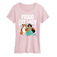 thumbnail image 1 of Disney - Proud Cat Lady Jasmine - Women's Short Sleeve Graphic T-Shirt, 1 of 3