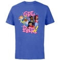 thumbnail image 1 of Disney Proud Family GRL PWR Girl Power Besties - Short Sleeve Cotton T-Shirt for Adults - Customized-Royal Heather, 1 of 5