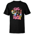thumbnail image 1 of Disney Proud Family GRL PWR Girl Power Besties - Short Sleeve T-Shirt for Kids - Customized-Black, 1 of 5