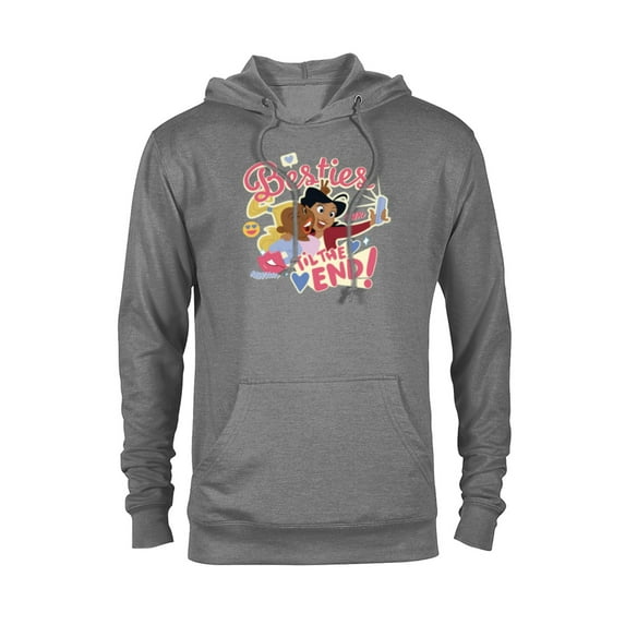 Disney Proud Family Penny Dijonay Jones Besties Til the End! - Pullover Hoodie for Adults - Customized-Athletic Heather