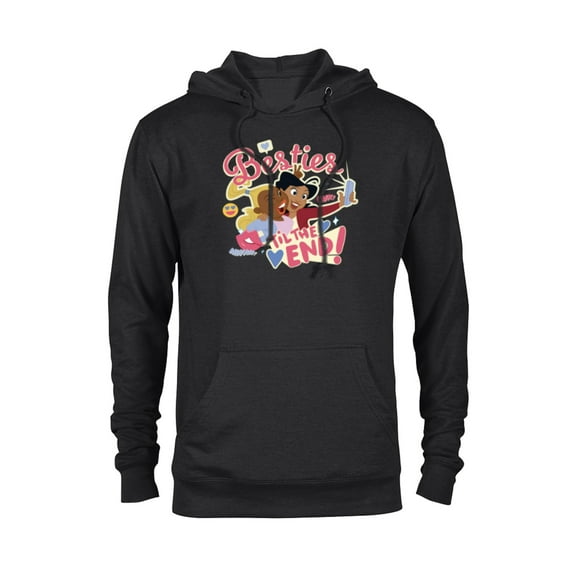 Disney Proud Family Penny Dijonay Jones Besties Til the End! - Pullover Hoodie for Adults - Customized-Black