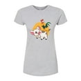 thumbnail image 1 of Disney - Pua And Hei Ehi - Juniors Fitted Graphic T-Shirt, 1 of 4