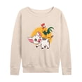 thumbnail image 1 of Disney - Pua And Hei Ehi - Women's Lightweight French Terry Long Sleeve Shirt, 1 of 4