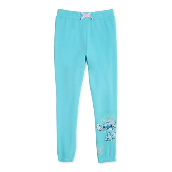 Disney Pull On Style Stitch Fleece Jogger Sweatpants (Girl's)