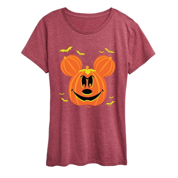 Disney - Pumpkin Mouse - Women's Short Sleeve Graphic T-Shirt