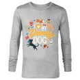 thumbnail image 1 of Disney Puppies I Love My Disney Dog - Long Sleeve T-Shirt for Men - Customized-Athletic Heather, 1 of 5