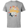 thumbnail image 1 of Disney Puppies I Love My Disney Dog - Short Sleeve Cotton T-Shirt for Adults - Customized-Athletic Heather, 1 of 5
