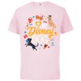 thumbnail image 1 of Disney Puppies I Love My Disney Dog - Short Sleeve Cotton T-Shirt for Adults - Customized-Soft Pink, 1 of 5