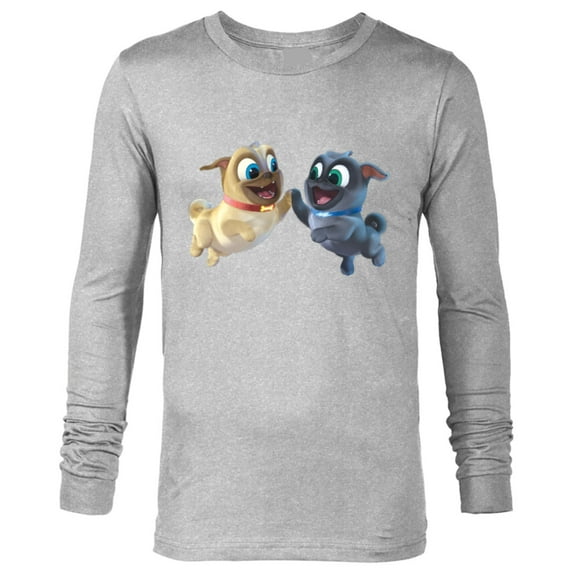 Disney Puppy Dog Pals Rolly Bingo High Five - Long Sleeve T-Shirt for Men -Customized-Athletic Heather