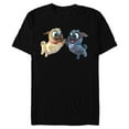 thumbnail image 1 of Disney Puppy Dog Pals Rolly Bingo High Five - Short Sleeve Blended T-Shirt for Adults -Customized-Black, 1 of 5