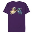 thumbnail image 1 of Disney Puppy Dog Pals Rolly Bingo High Five - Short Sleeve Blended T-Shirt for Adults -Customized-Purple, 1 of 5