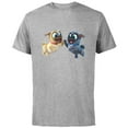 thumbnail image 1 of Disney Puppy Dog Pals Rolly Bingo High Five - Short Sleeve Cotton T-Shirt for Adults -Customized-Athletic Heather, 1 of 5