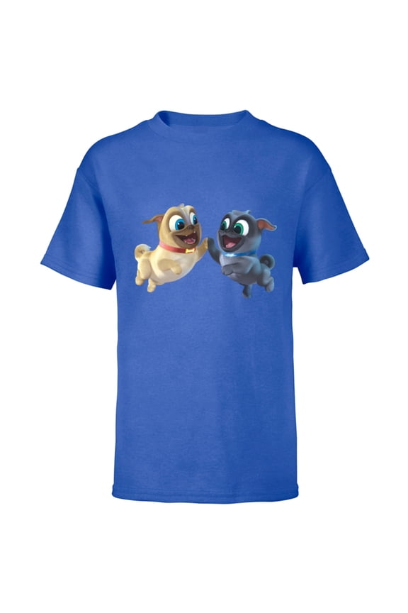 Puppy Dog Pals Rolly Bingo High Five - Short Sleeve T-Shirt for Kids- Customized-Royal