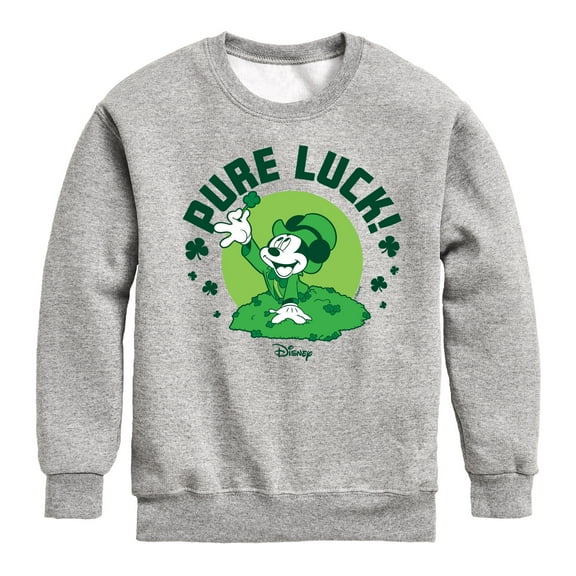 Disney - Pure Luck - Toddler And Youth Crewneck Fleece Sweatshirt