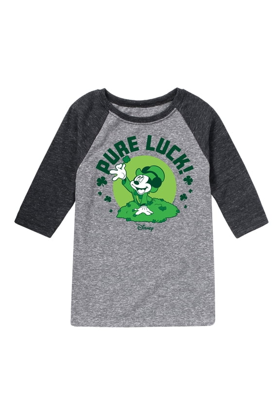- Pure Luck - Toddler And Youth Raglan Graphic T-Shirt