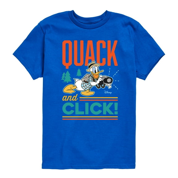 Disney - Quack And Click - Toddler & Youth Short Sleeve Graphic T-Shirt