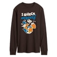 thumbnail image 1 of Disney - Quack Myself Up - Men's Long Sleeve Graphic T-Shirt, 1 of 3