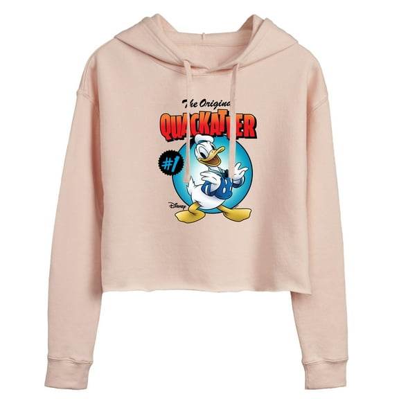 Disney - Quackateer - Juniors Cropped Pullover Hoodie