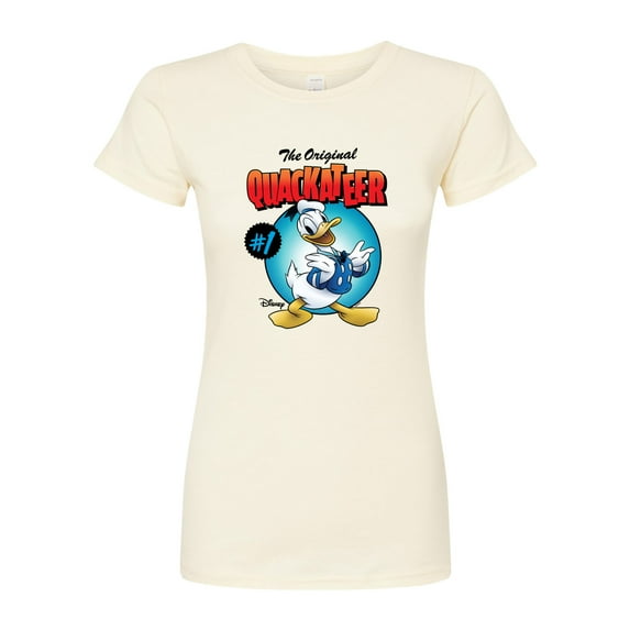 Disney - Quackateer - Juniors Fitted Graphic T-Shirt