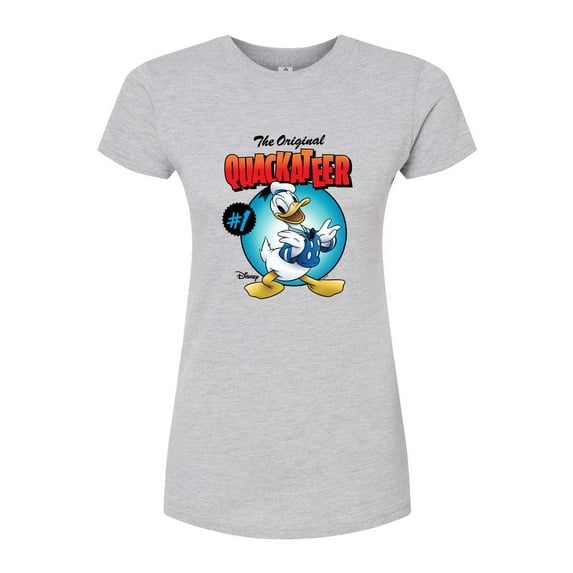 Disney - Quackateer - Juniors Fitted Graphic T-Shirt