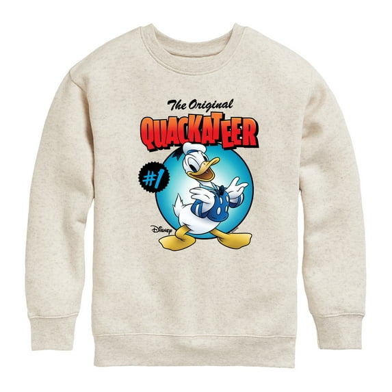 Disney - Quackateer - Toddler & Youth Crewneck Fleece Sweatshirt