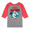 thumbnail image 1 of Disney - Quackateer - Toddler & Youth Raglan Graphic T-Shirt, 1 of 6