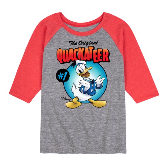 Disney - Quackateer - Toddler & Youth Raglan Graphic T-Shirt