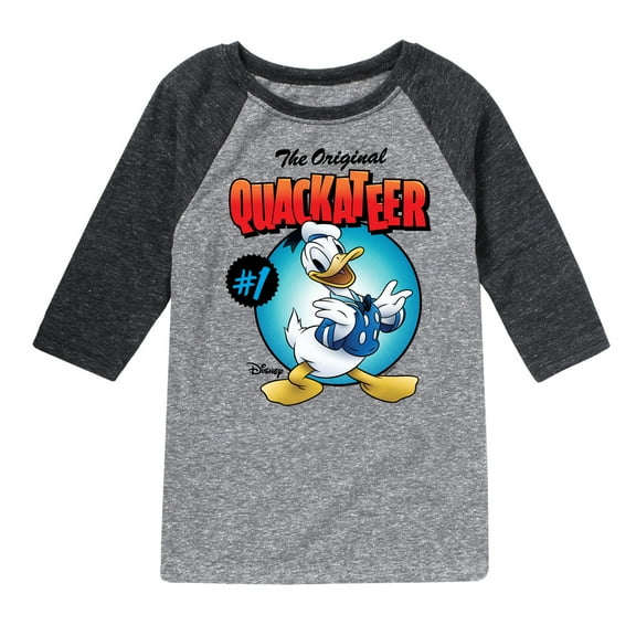 Disney - Quackateer - Toddler & Youth Raglan Graphic T-Shirt