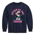 thumbnail image 1 of Disney - Queen Of The Green Golf - Toddler And Youth Crewneck Fleece Sweatshirt, 1 of 5