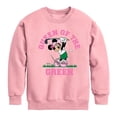 thumbnail image 1 of Disney - Queen Of The Green Golf - Toddler And Youth Crewneck Fleece Sweatshirt, 1 of 4