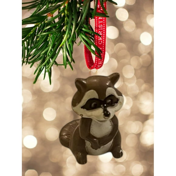 Disney Raccoon Figure 1 Mini Ornament Pvc Figurine Dangler Pocahontas