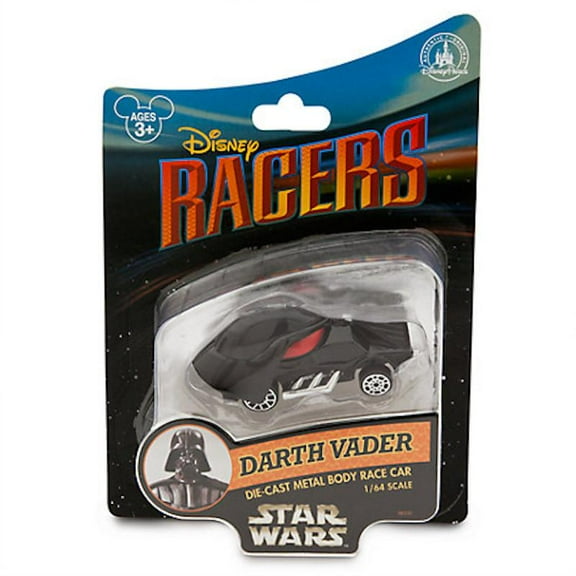 Disney Racers Star Wars Darth Vader Die Cast Metal Body Race Car New
