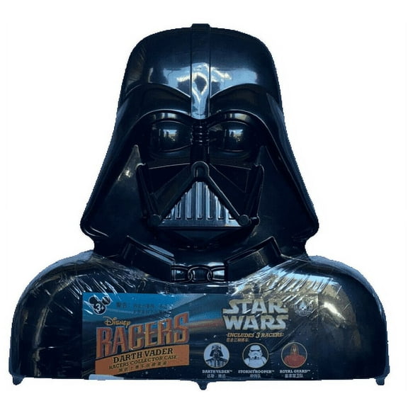 Disney Racers Star Wars Diecast Character Cars & Darth Vader Carry Case