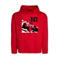 thumbnail image 1 of Disney Racing 10th Birthday 10 Years Old Mickey Mouse Racer Standard T-Shirt- Pullover Hoodie for Adults - Customized-Red, 1 of 5