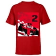 thumbnail image 1 of Disney Racing 2nd Birthday 2 Years Old Mickey Mouse Race Car - Short Sleeve T-Shirt for Kids - Customized-Red, 1 of 5