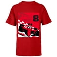thumbnail image 1 of Disney Racing 8th Birthday 8 Years Old Mickey Mouse Race Car - Short Sleeve T-Shirt for Kids - Customized-Red, 1 of 5