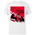 thumbnail image 1 of Disney Racing Birthday Boy Mickey Mouse Race Car Party - Short Sleeve Cotton T-Shirt for Adults - Customized-White, 1 of 5