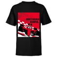 thumbnail image 1 of Disney Racing Birthday Girl Mickey Mouse Race Car Party - Short Sleeve T-Shirt for Kids - Customized-Black, 1 of 5