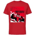 thumbnail image 1 of Disney Racing Birthday Pit Crew Mickey Mouse Race Car Party - Short Sleeve Cotton T-Shirt for Adults - Customized-Red, 1 of 5