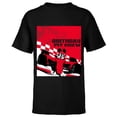 thumbnail image 1 of Disney Racing Birthday Pit Crew Mickey Mouse Race Car Party - Short Sleeve T-Shirt for Kids - Customized-Black, 1 of 5