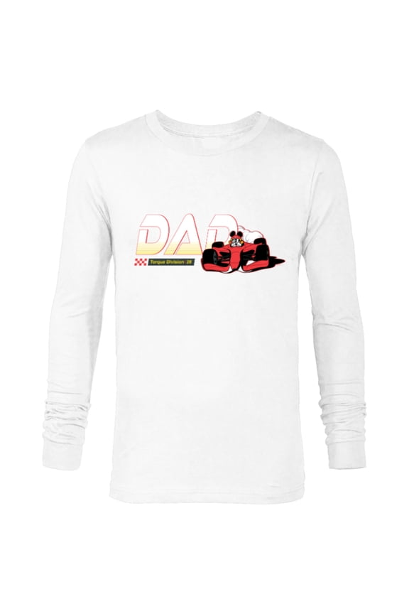 Racing Dad Family Trip Race Car Vacation Matching - Long Sleeve T-Shirt for Men - Customized-White