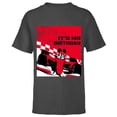 thumbnail image 1 of Disney Racing "It's My Birthday" Mickey Mouse Race Car Party - Short Sleeve T-Shirt for Kids - Customized-Charcoal Heather, 1 of 5