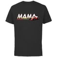 thumbnail image 1 of Disney Racing Mama Family Trip Race Car Vacation Matching - Short Sleeve Cotton T-Shirt for Adults - Customized-Black, 1 of 5